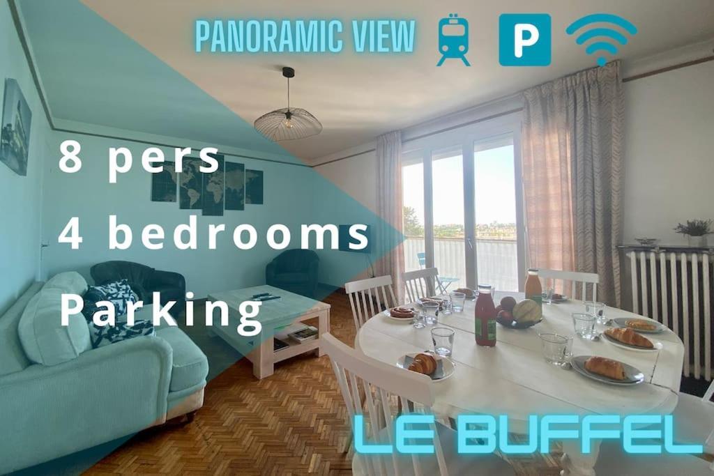 Le Buffel - Appartement 4 Chambres, Parking, Wi-Fi, Tram - 8Pers Montpellier Esterno foto